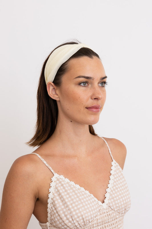 Pleated Solid Color Summer Headband??-Soul Flow Apparel