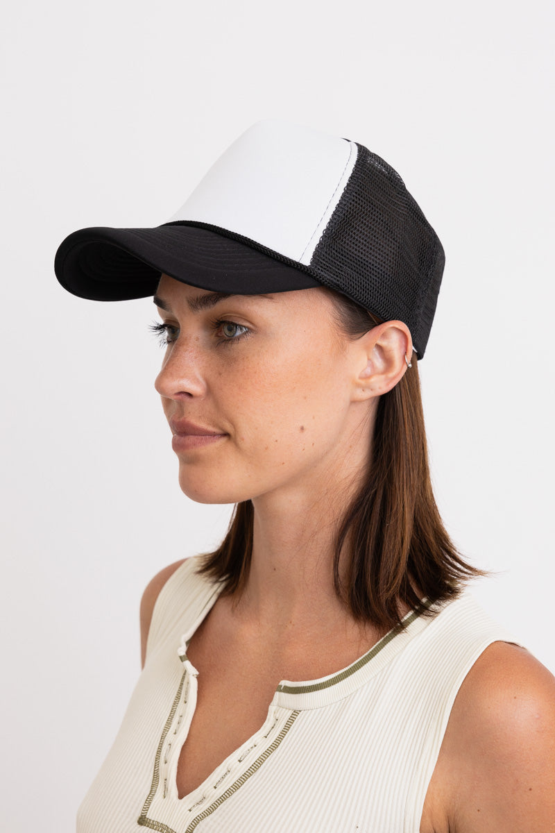 Classic Mesh Foam Truckers Hat-Soul Flow Apparel
