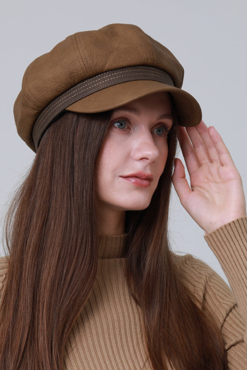 Vintage Military Officer Cap – Classic Lieutenant Style-Soul Flow Apparel