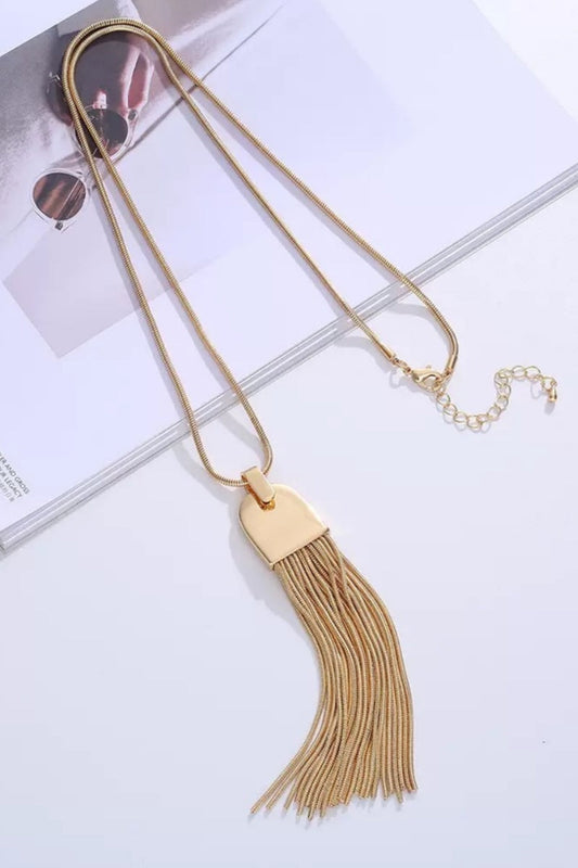 Long Tassel Pendant Necklace - Best Seller for Boutique