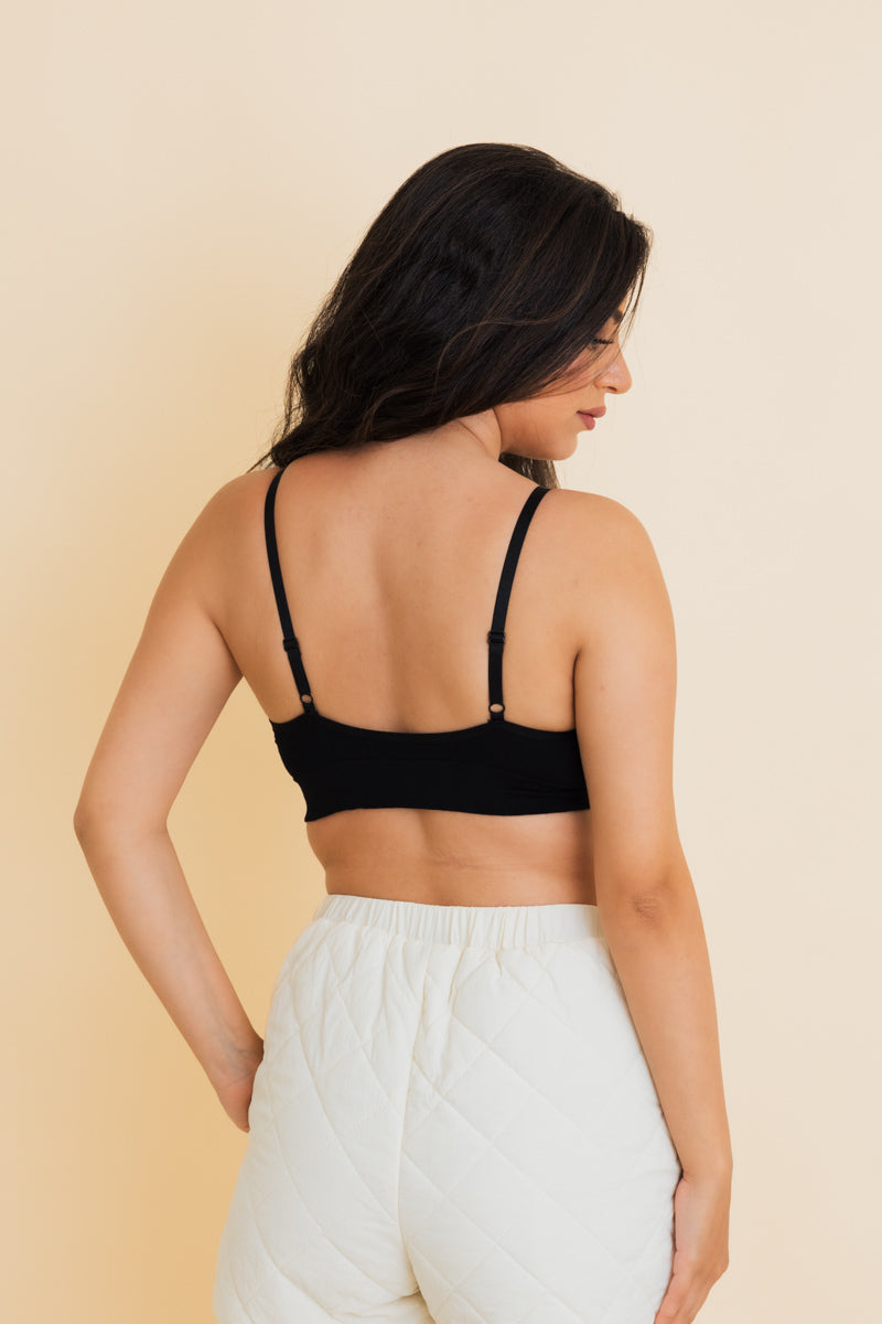 Sporty Vintage Ribbed Ultra Comfy Bralette-Soul Flow Apparel