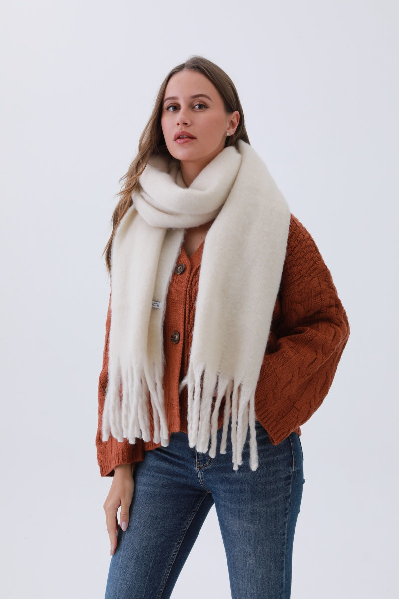 Classic Tassel Knit Scarf – Bestselling Winter Essential???-Soul Flow Apparel