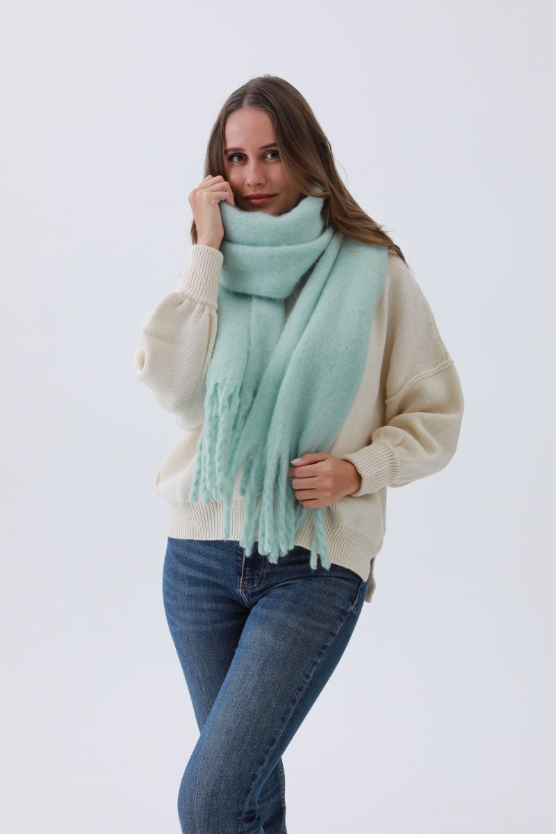 Classic Tassel Knit Scarf – Bestselling Winter Essential???-Soul Flow Apparel