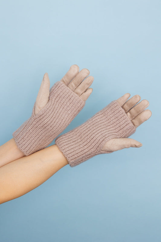 Cozy Knit Wool-Blend Touchscreen Gloves-Soul Flow Apparel