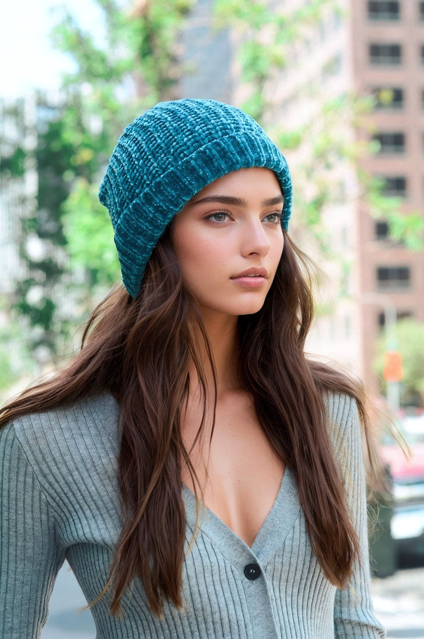 Hats & Hair - Soft Chenille Beanie