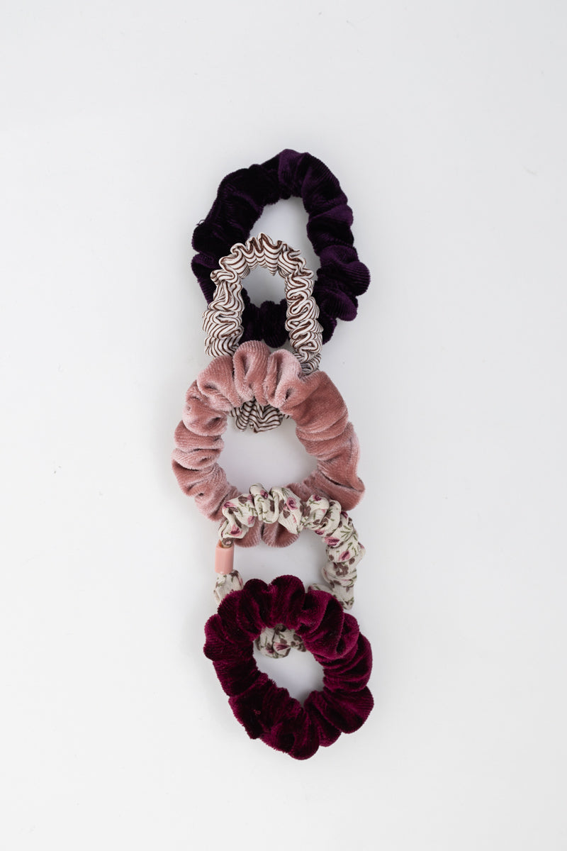 Autumn Floral Hair Ponytail Scrunchies – Assorted Designs-Soul Flow Apparel