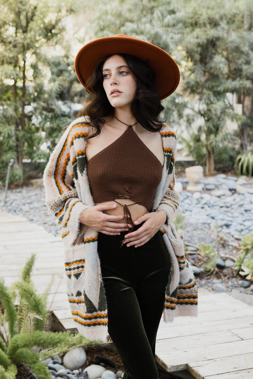 Aztec Dreams Faux Hair Pocket Ruana-Soul Flow Apparel