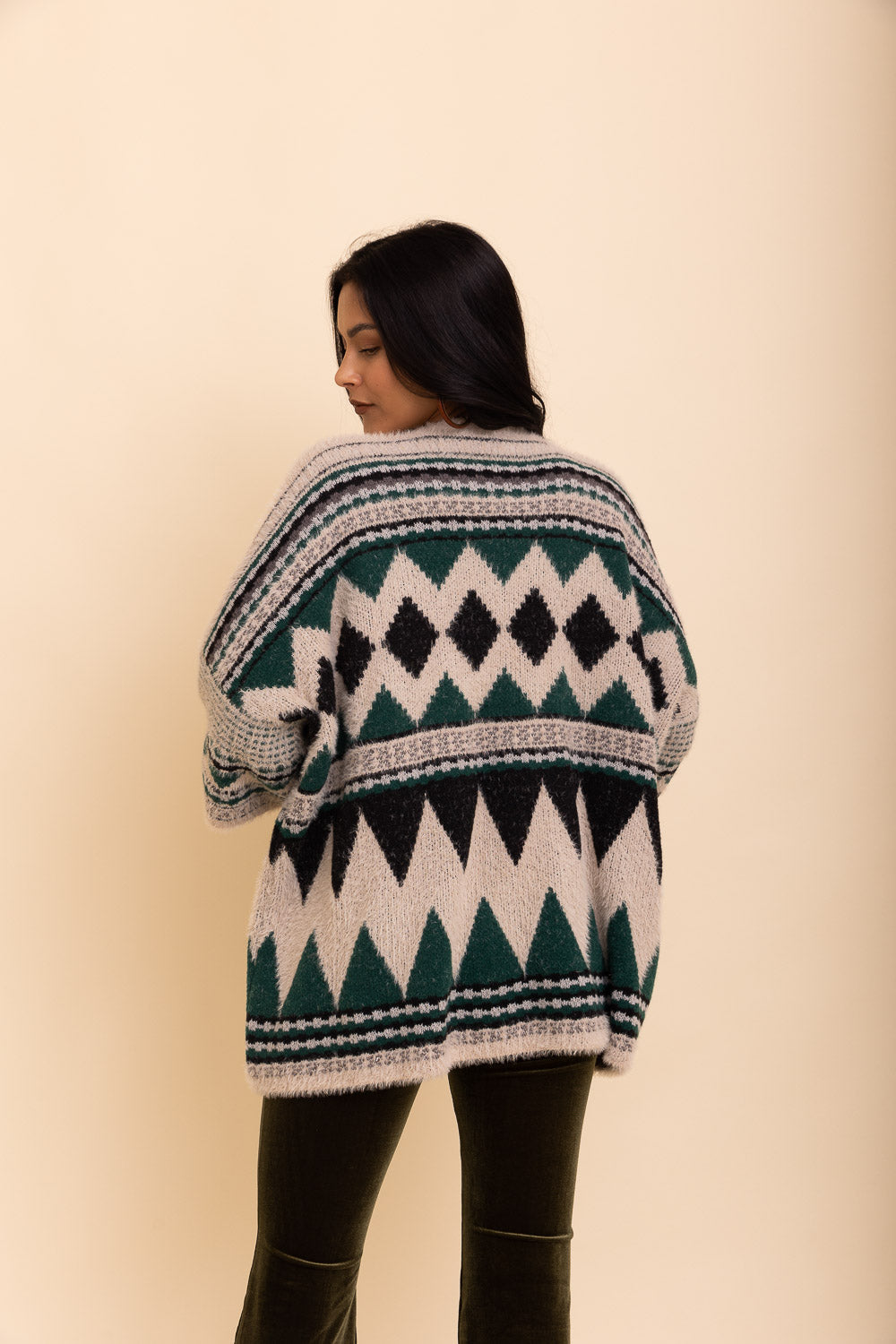 Aztec Dreams Faux Hair Pocket Ruana-Soul Flow Apparel