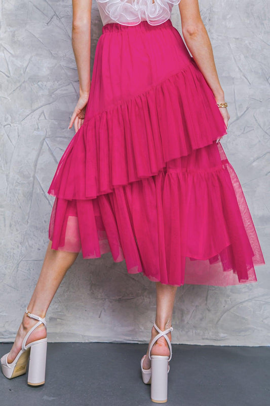 Its All Special Tulle Skirt With Elastic Waist For Night Out