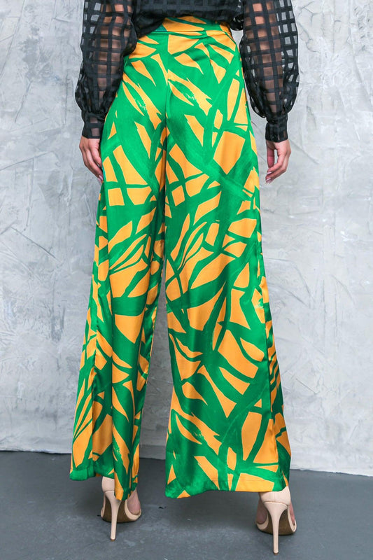 Always About You Woven Pants With Pleated Front And Wide Leg