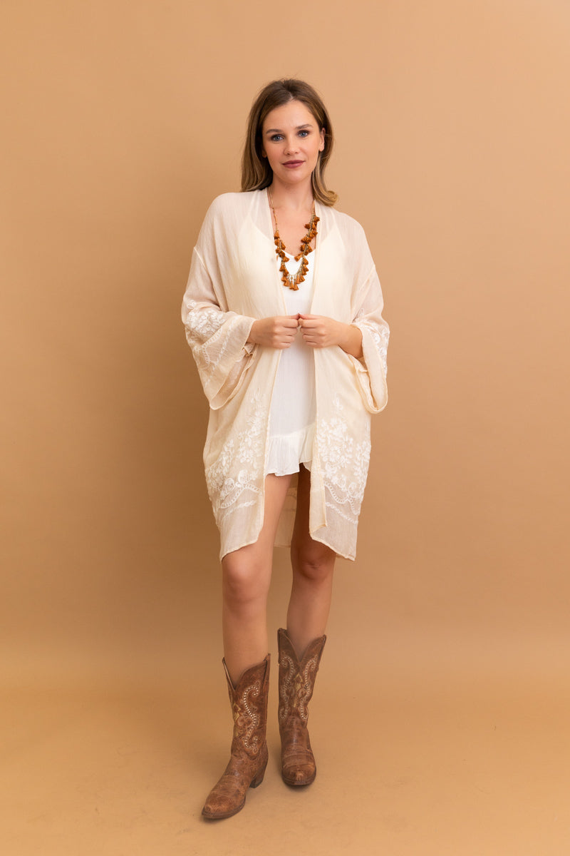 Stylish Blossom Breeze Kimono – Feminine and Trendy-Soul Flow Apparel