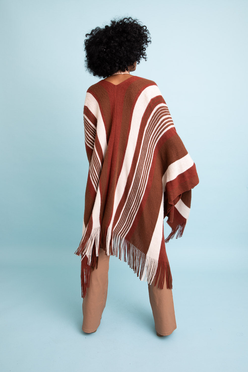 Boho Chic Frayed Edge Ruana-Soul Flow Apparel