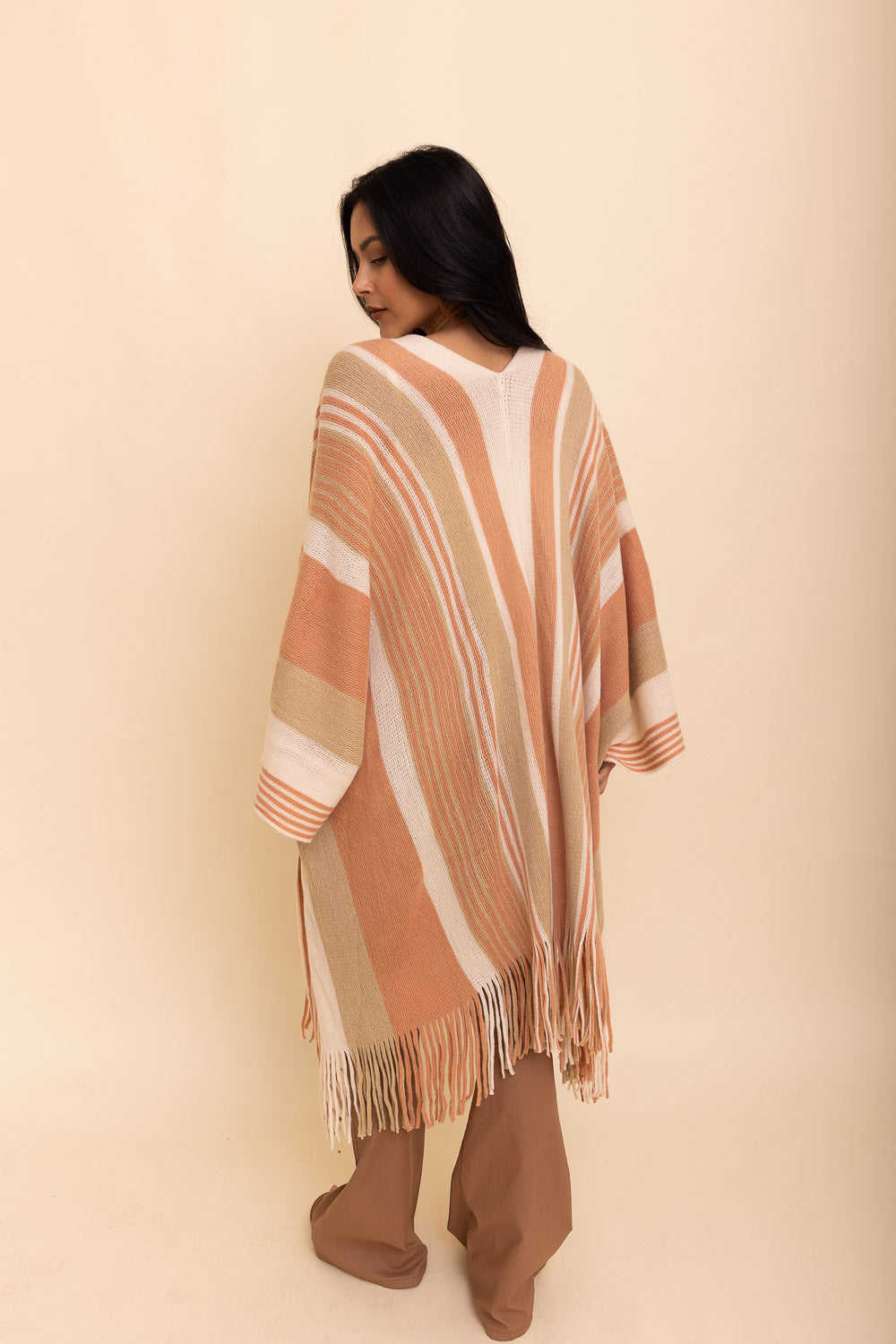 Boho Chic Frayed Edge Ruana-Soul Flow Apparel