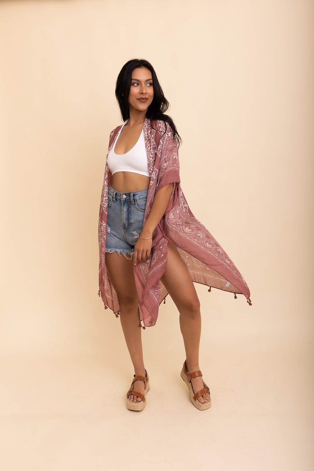 Mandala Tassel Kimono-Soul Flow Apparel