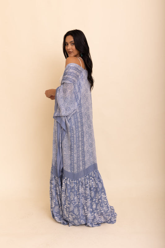 Paisley Free Flow Kimono-Soul Flow Apparel