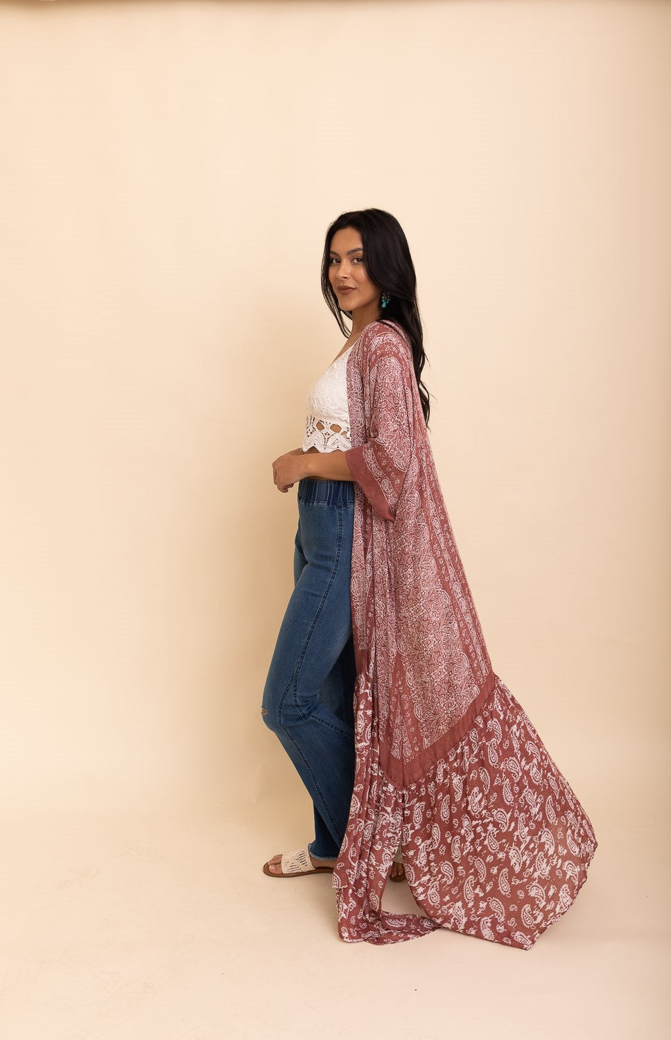 Soul Flow Apparel | Boho Paisley Free Flow Kimono