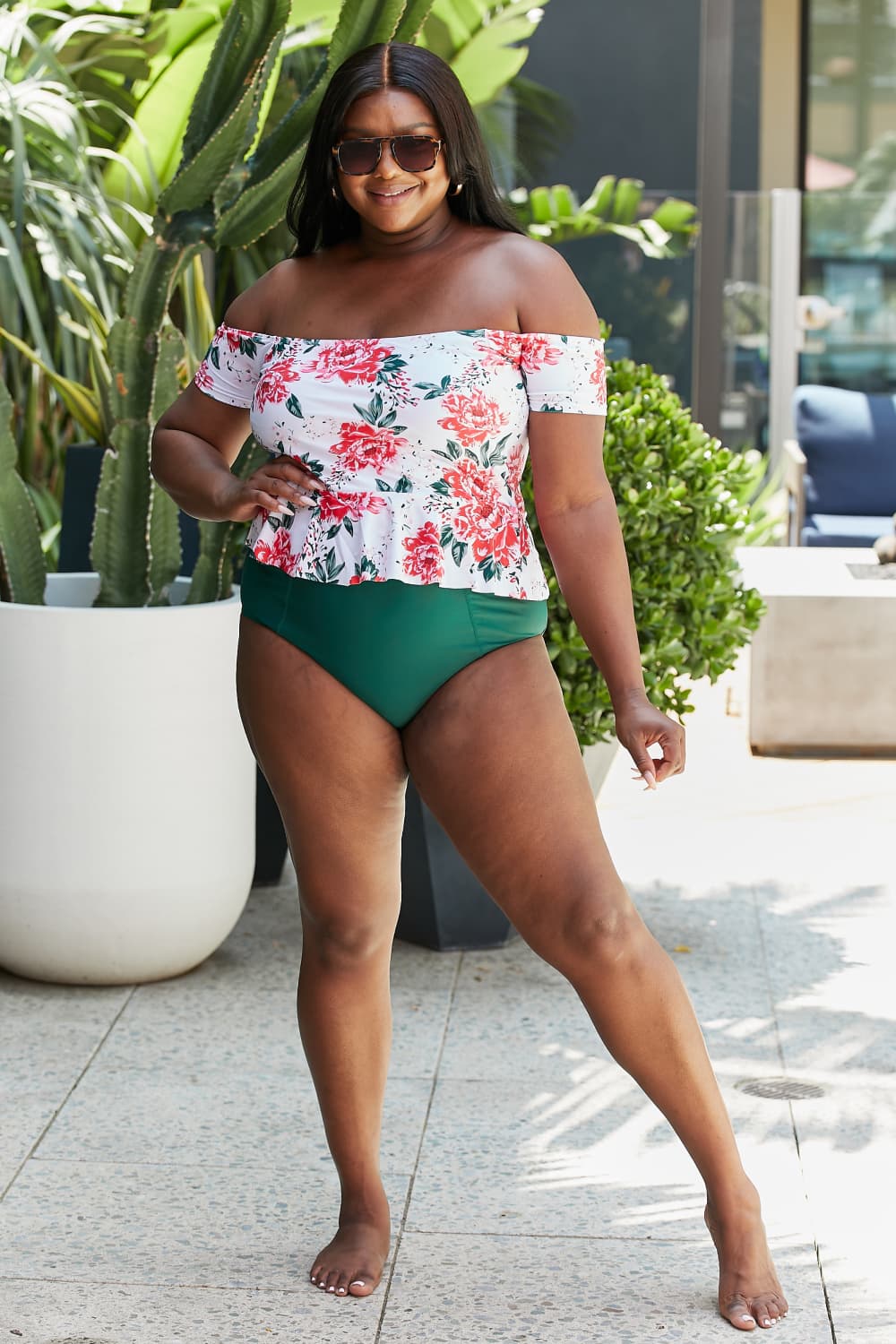 Marina West Swim Coastal Cutie Tankini Swimsuit Set-Soul Flow Apparel