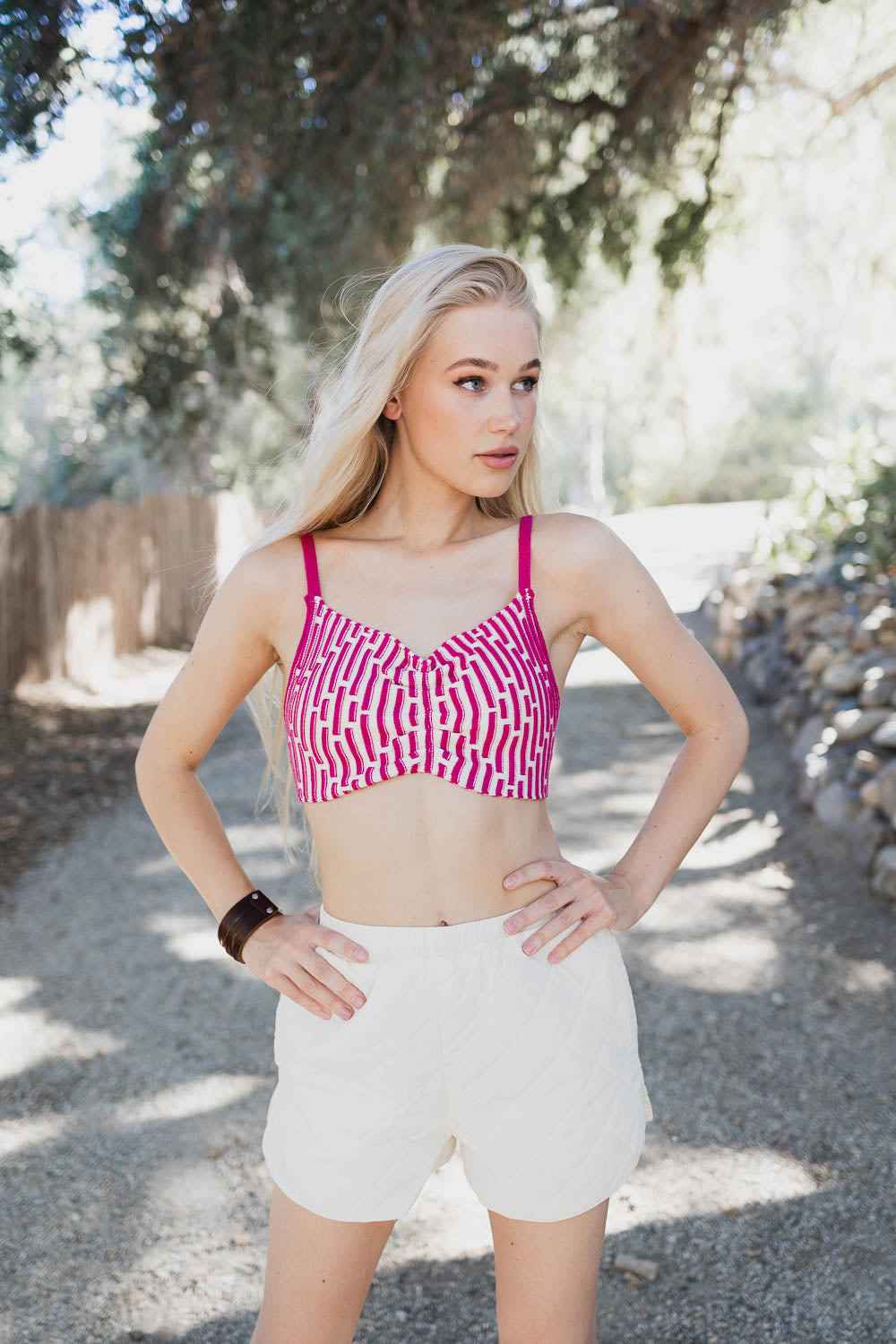 Chic Mod Lines Contour Brami-Soul Flow Apparel