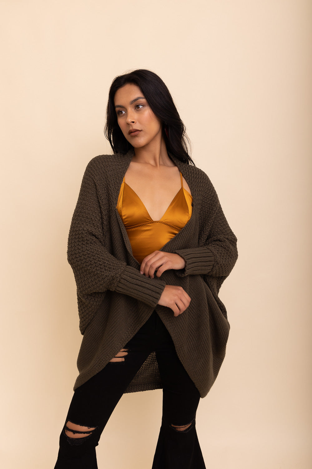 Cozy Chic Bat Wing Bliss Knit Cardigan-Soul Flow Apparel