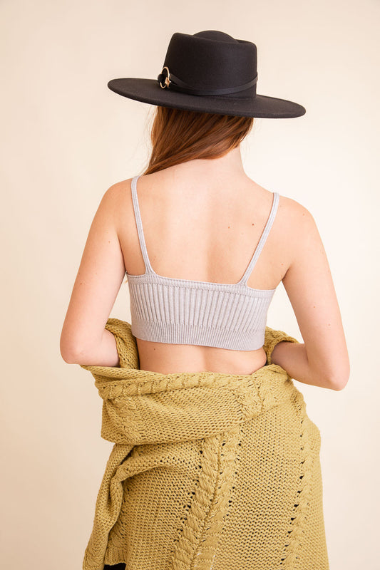 Cozy Rib Knit Lounge Brami-Soul Flow Apparel