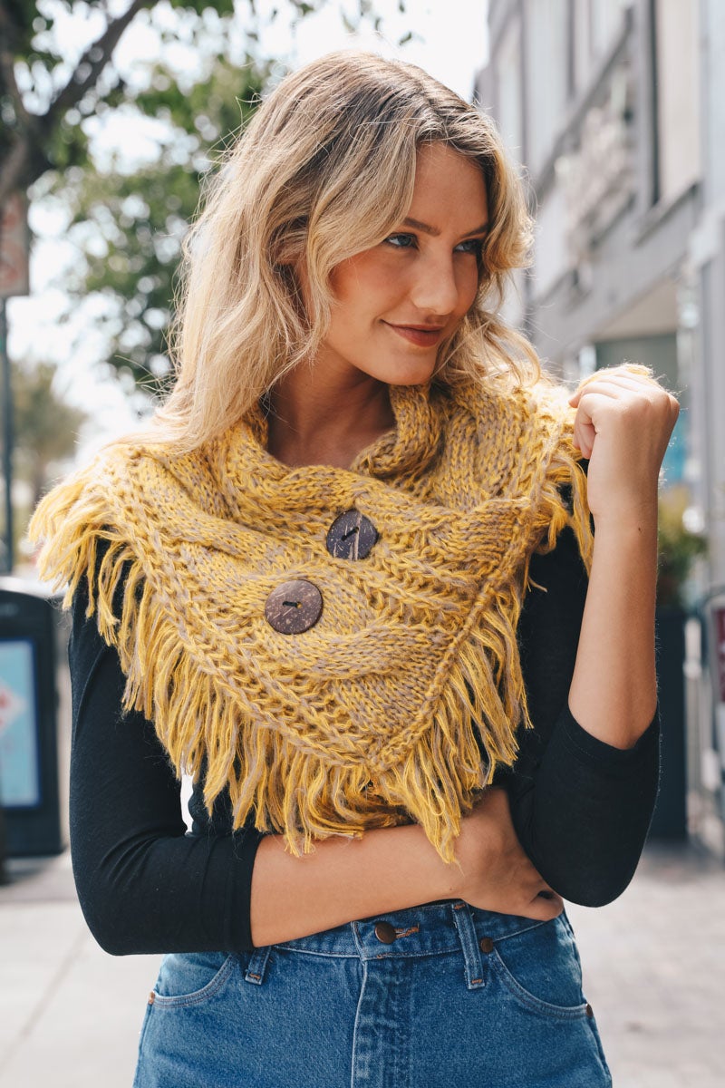 Cozy Shoulder Warmer Scarf-Soul Flow Apparel