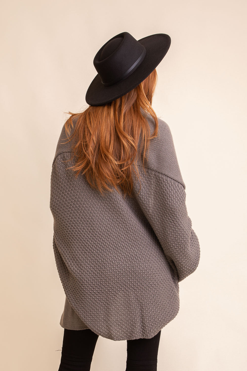 Cuddly Bat Sleeve Knit Cardigan-Soul Flow Apparel