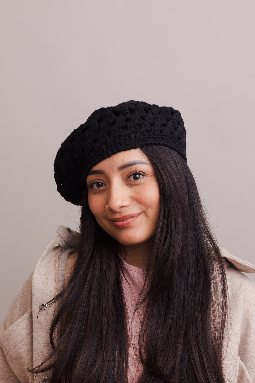 Darling Crochet Knitted Beret-Soul Flow Apparel