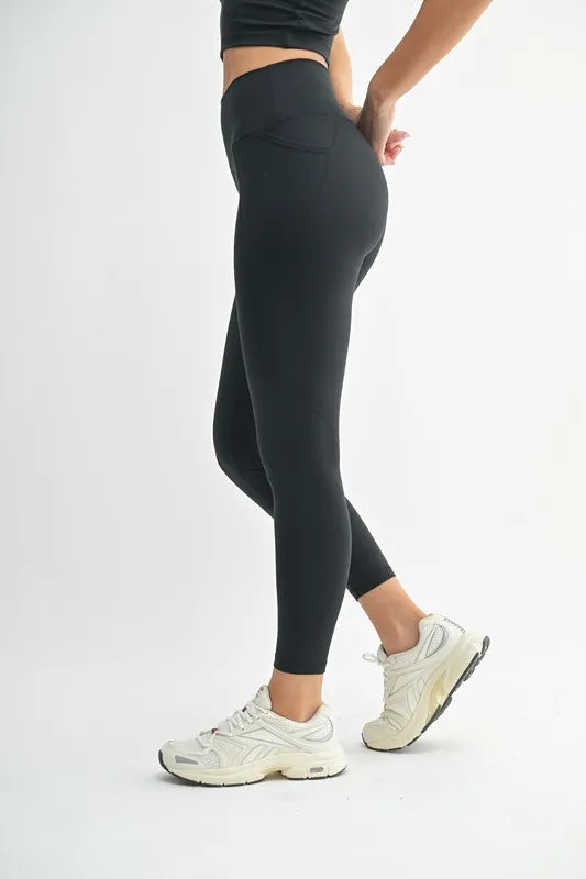 MONO B Venice Cloud Light Sculpt High-Waisted Leggings-Soul Flow Apparel
