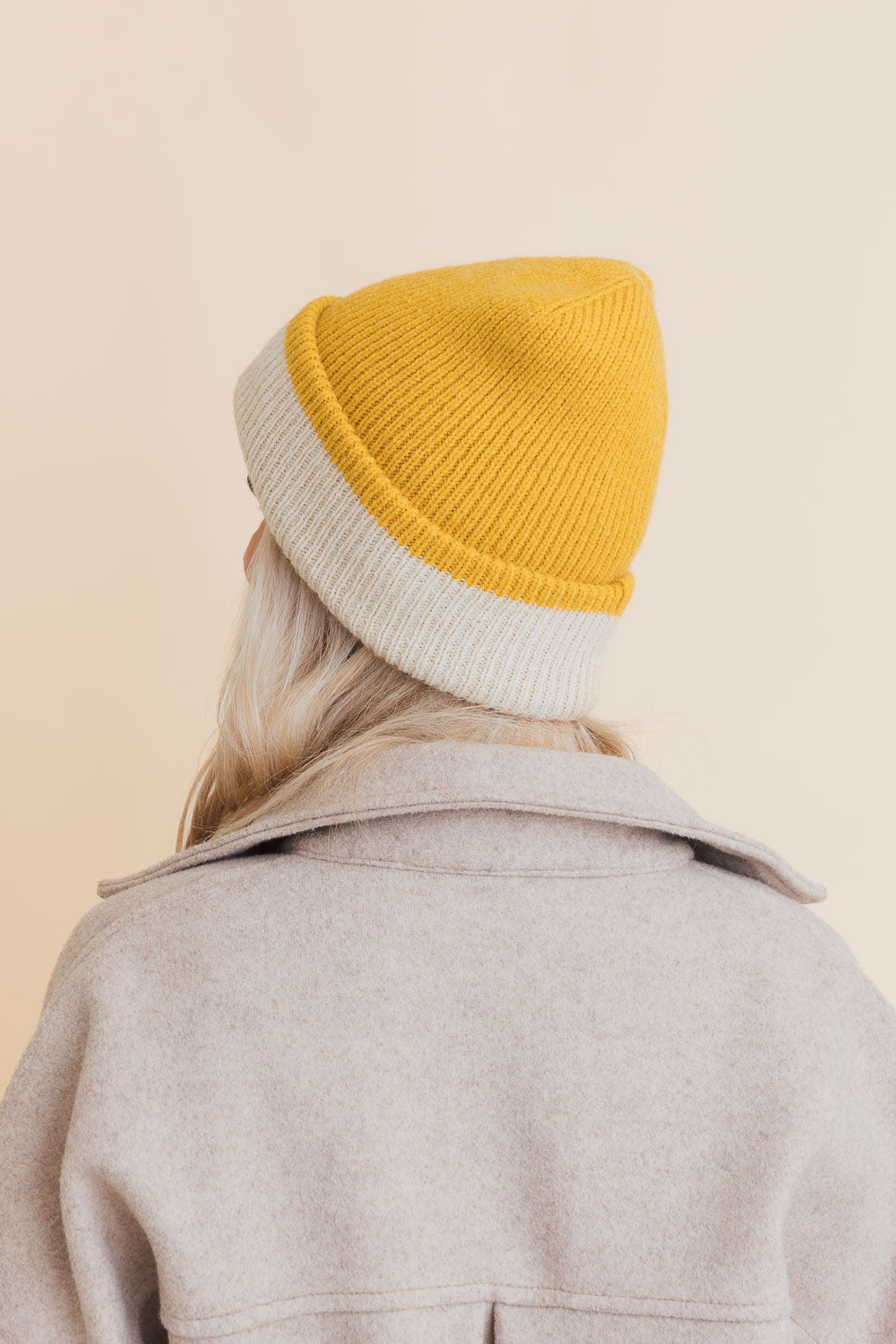 Essential Harmony Two-Tone Knit Beanie-Soul Flow Apparel