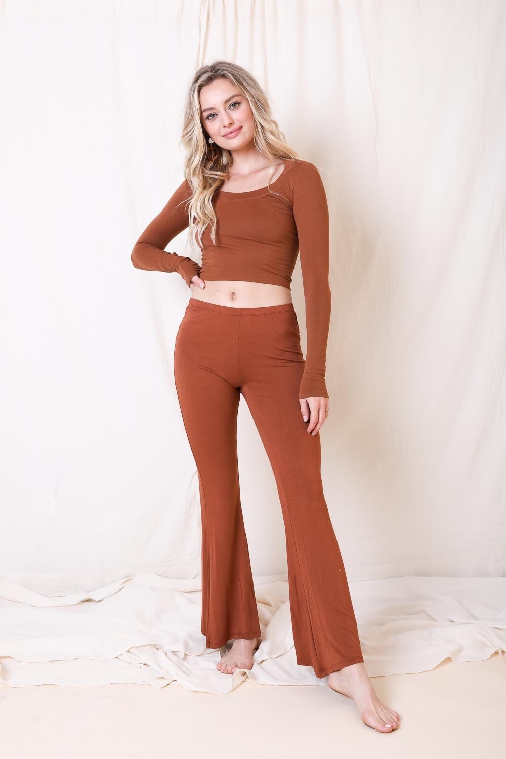 Flared Lounge Pants-Soul Flow Apparel