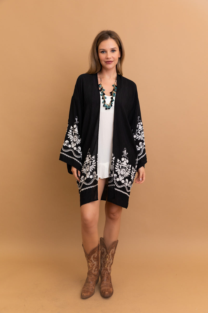 Stylish Blossom Breeze Kimono – Feminine and Trendy-Soul Flow Apparel