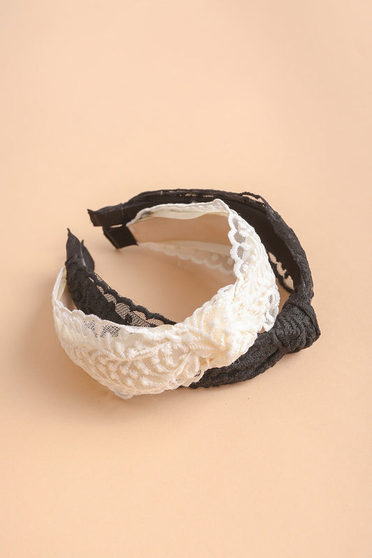 Embroidered Floral Knot Headband – Elegant and Stylish-Soul Flow Apparel