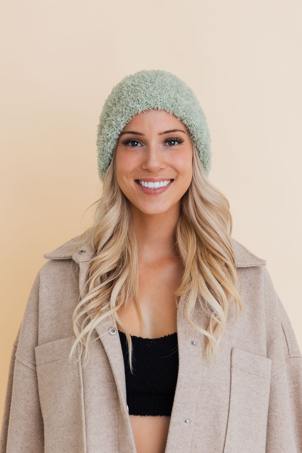 Fuzzy Fluff Toast Beanie-Soul Flow Apparel