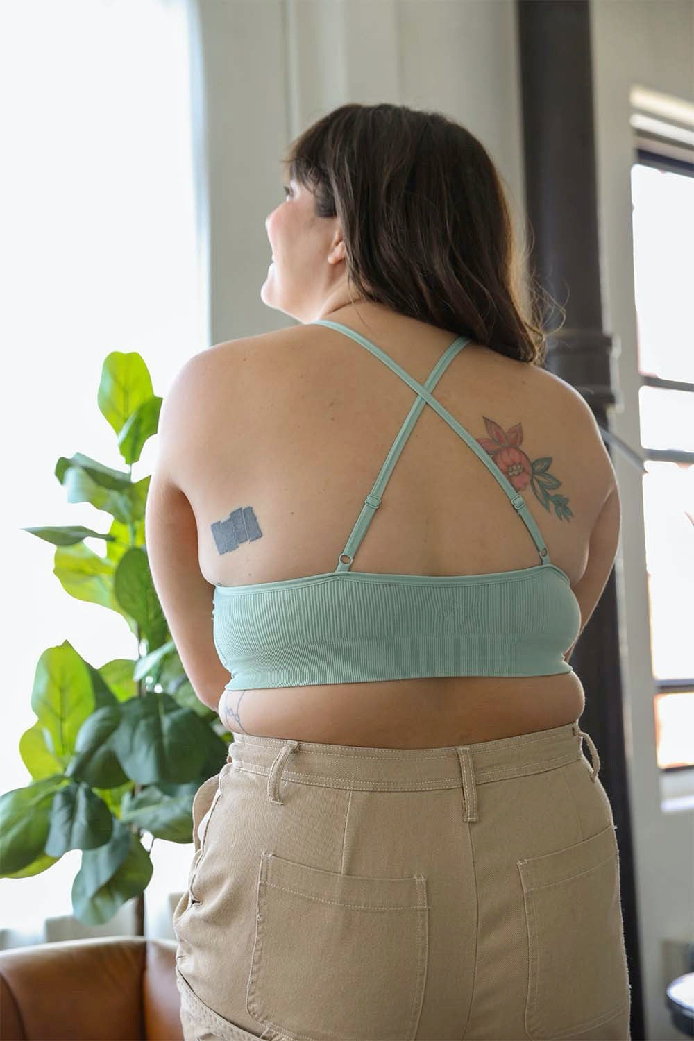 High Neck Crochet Lace Bralette – Stylish Layering Essential-Soul Flow Apparel