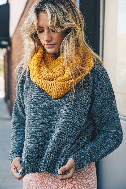Knit Infinity Scarf-Soul Flow Apparel