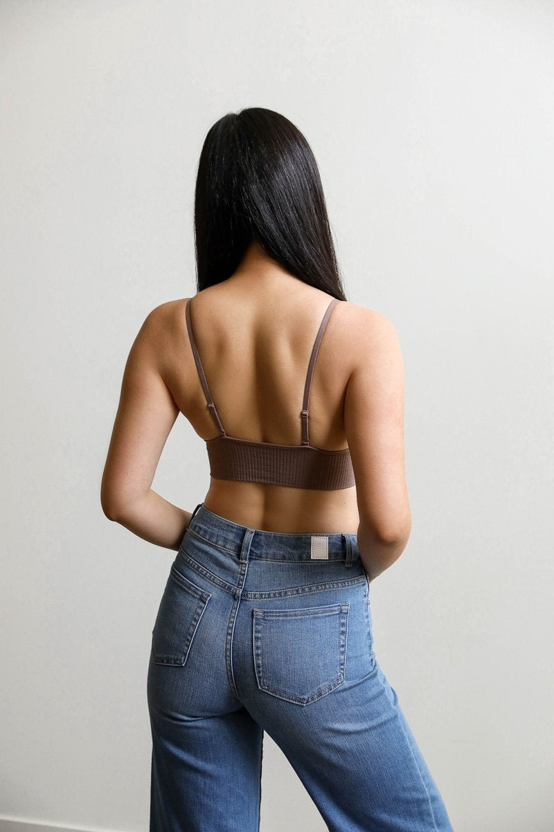 Waistband Loop Lace Brami – Feminine Stretchy Cami Top-Soul Flow Apparel