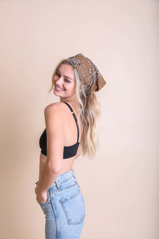 Muted Color Bandana-Soul Flow Apparel