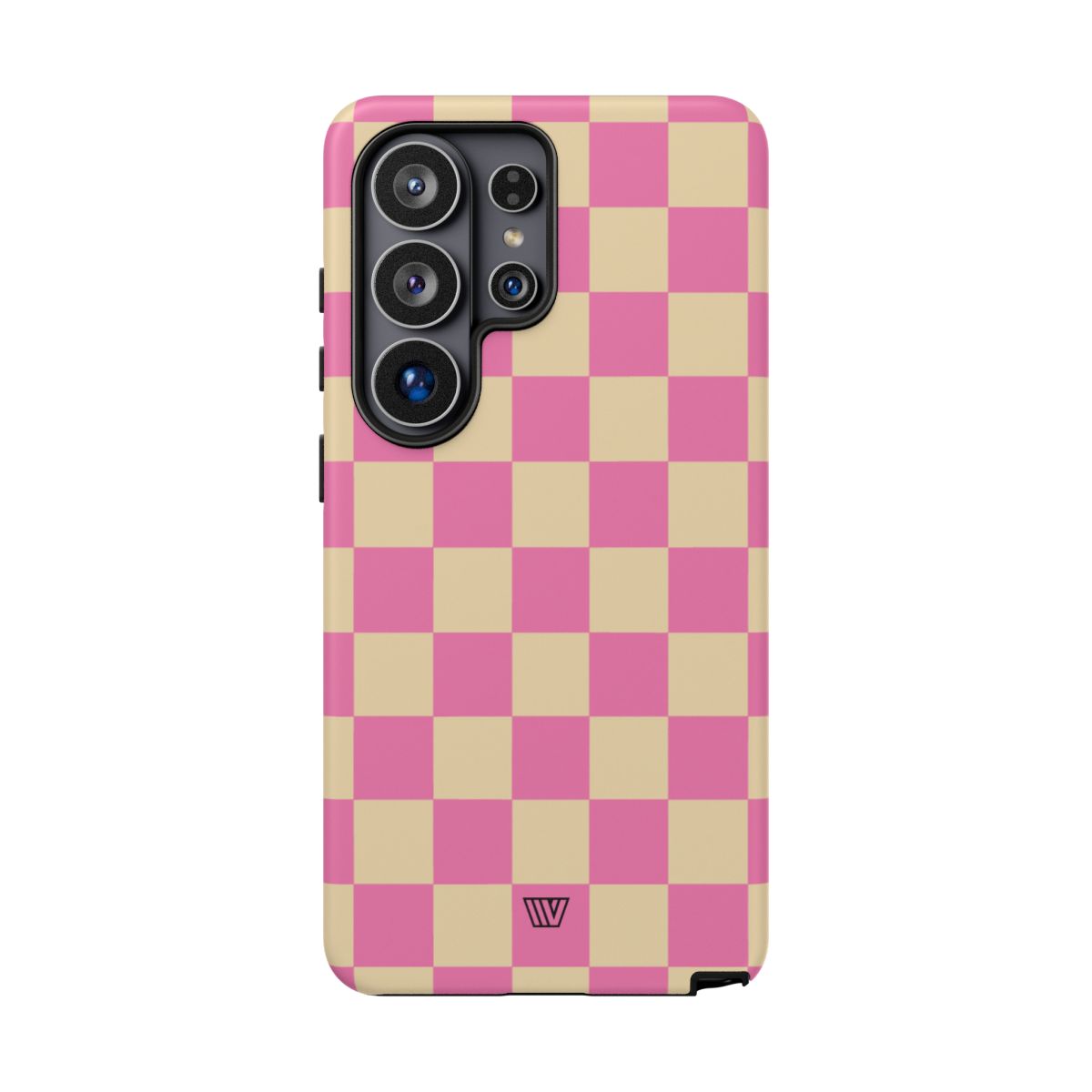 PINK TAN CHECKERBOARD | Tough Phone Case