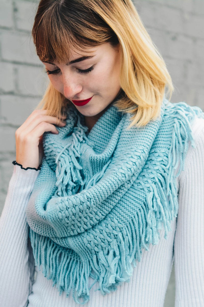Pointelle Fringe Infinity-Soul Flow Apparel