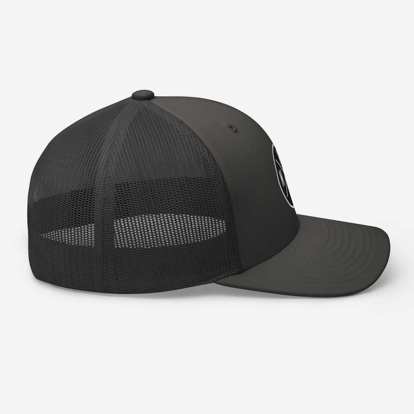 Circled NASH Embroidered Trucker Cap-Soul Flow Apparel