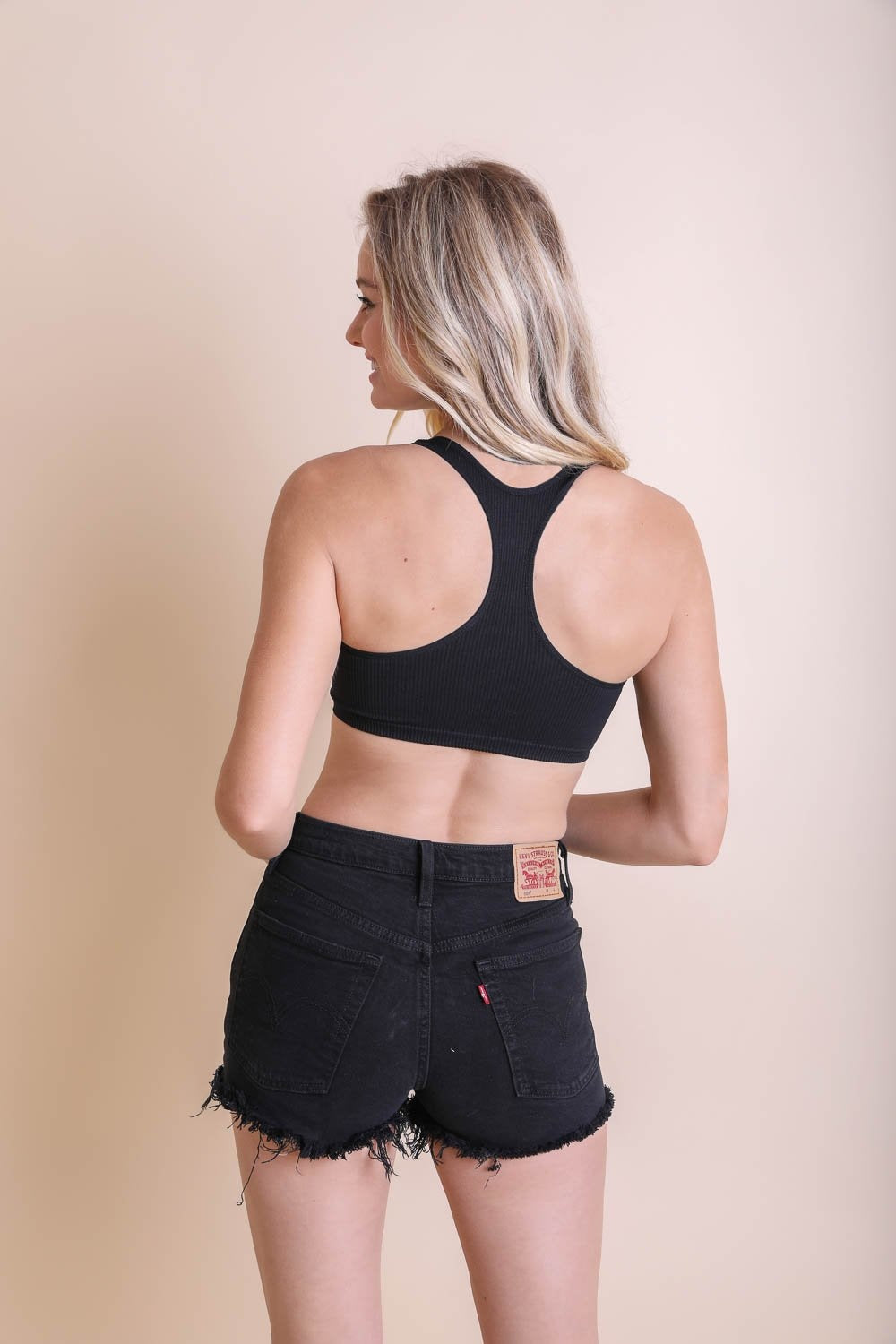 Ribbed Racerback Bralette-Soul Flow Apparel
