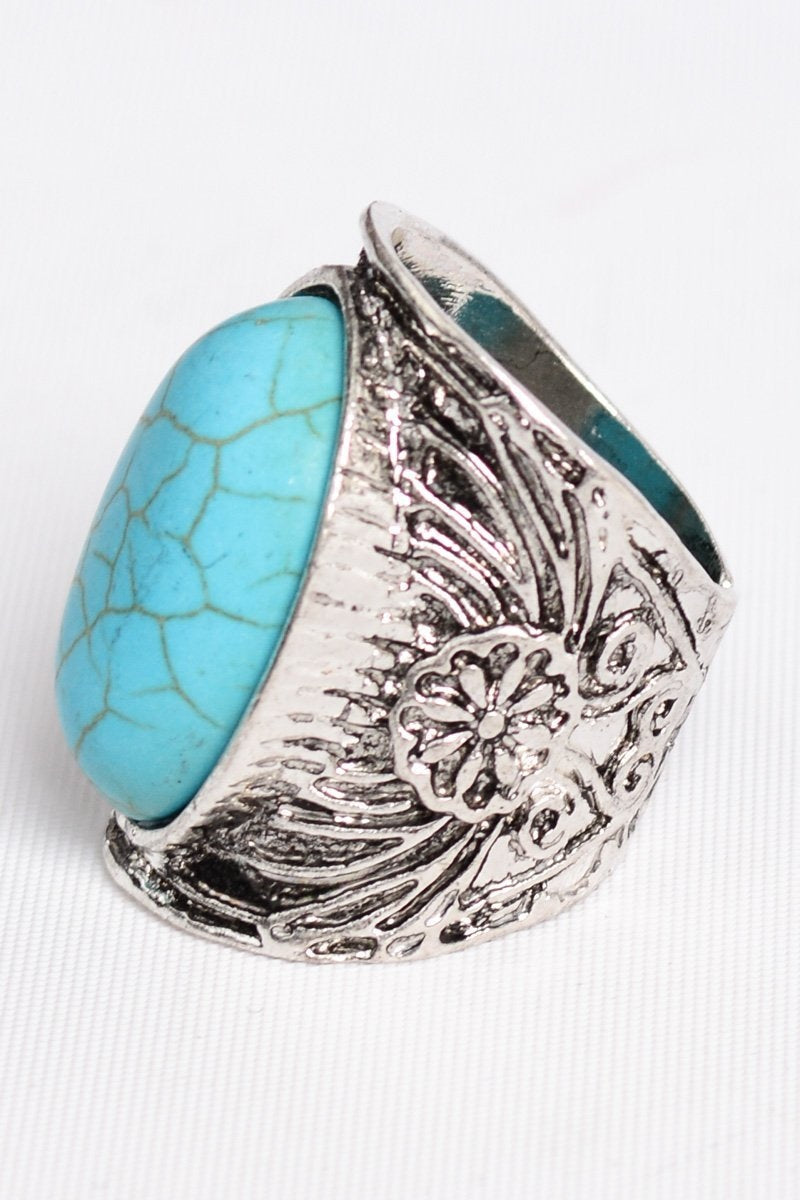 Robin's Egg Turquoise Ring-Soul Flow Apparel