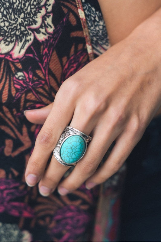Robin's Egg Turquoise Ring-Soul Flow Apparel
