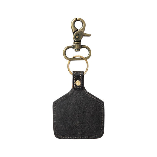 Prairie Grasslands Hand-Tooled Key Fob