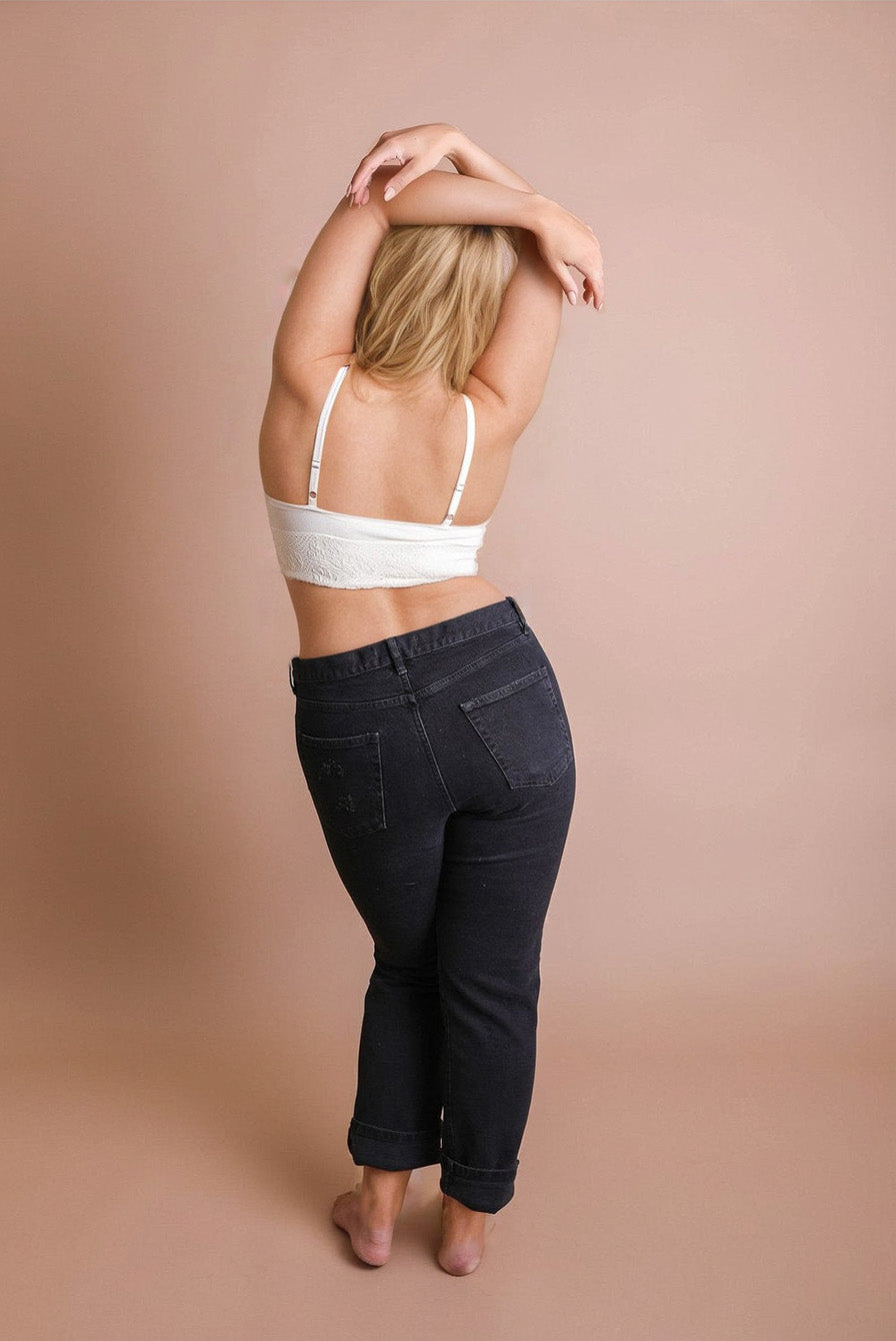 Seamless Padded Textured Brami Plus Size-Soul Flow Apparel