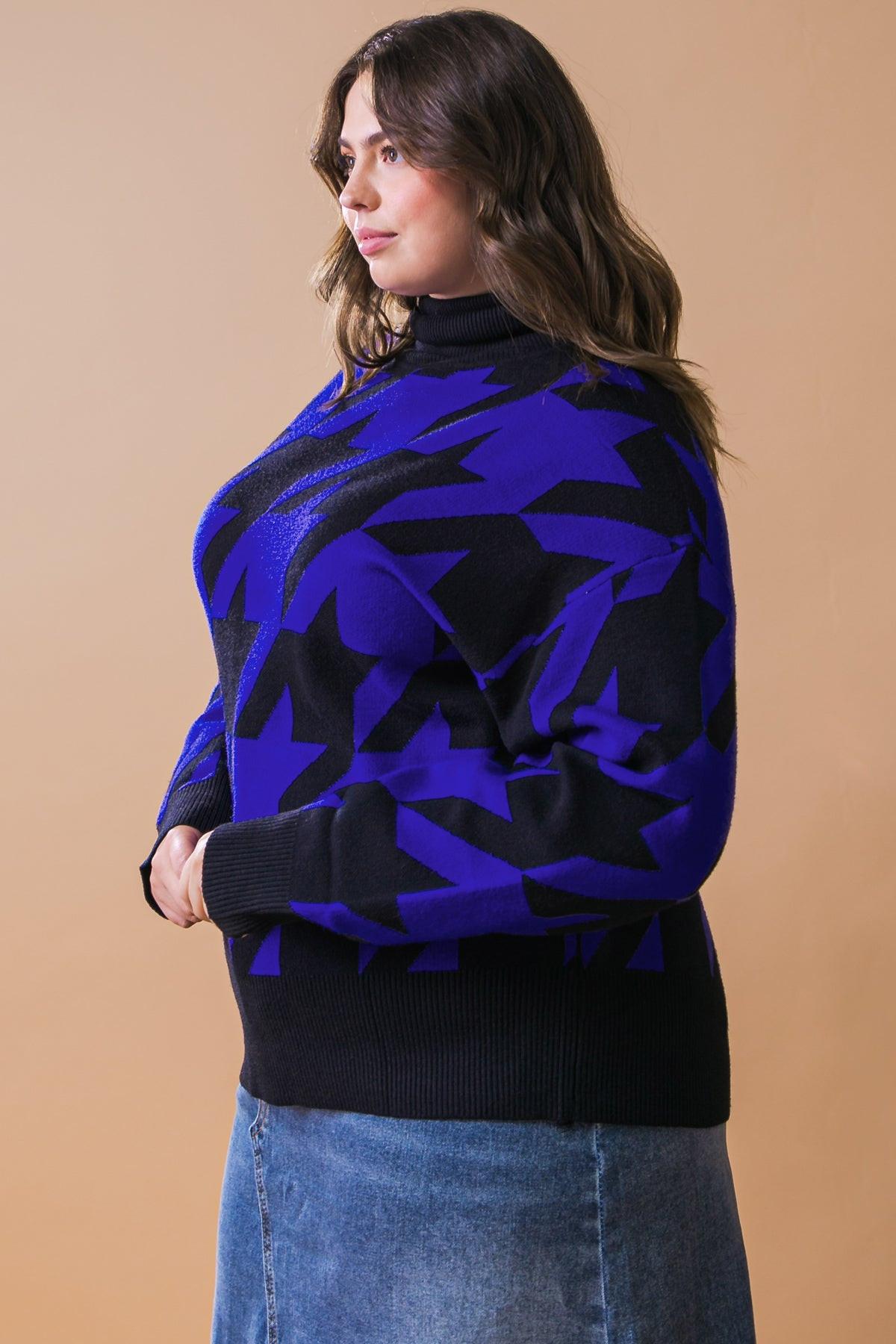 Special Plans Turtleneck Sweater With Soft Comfortable Fabric
