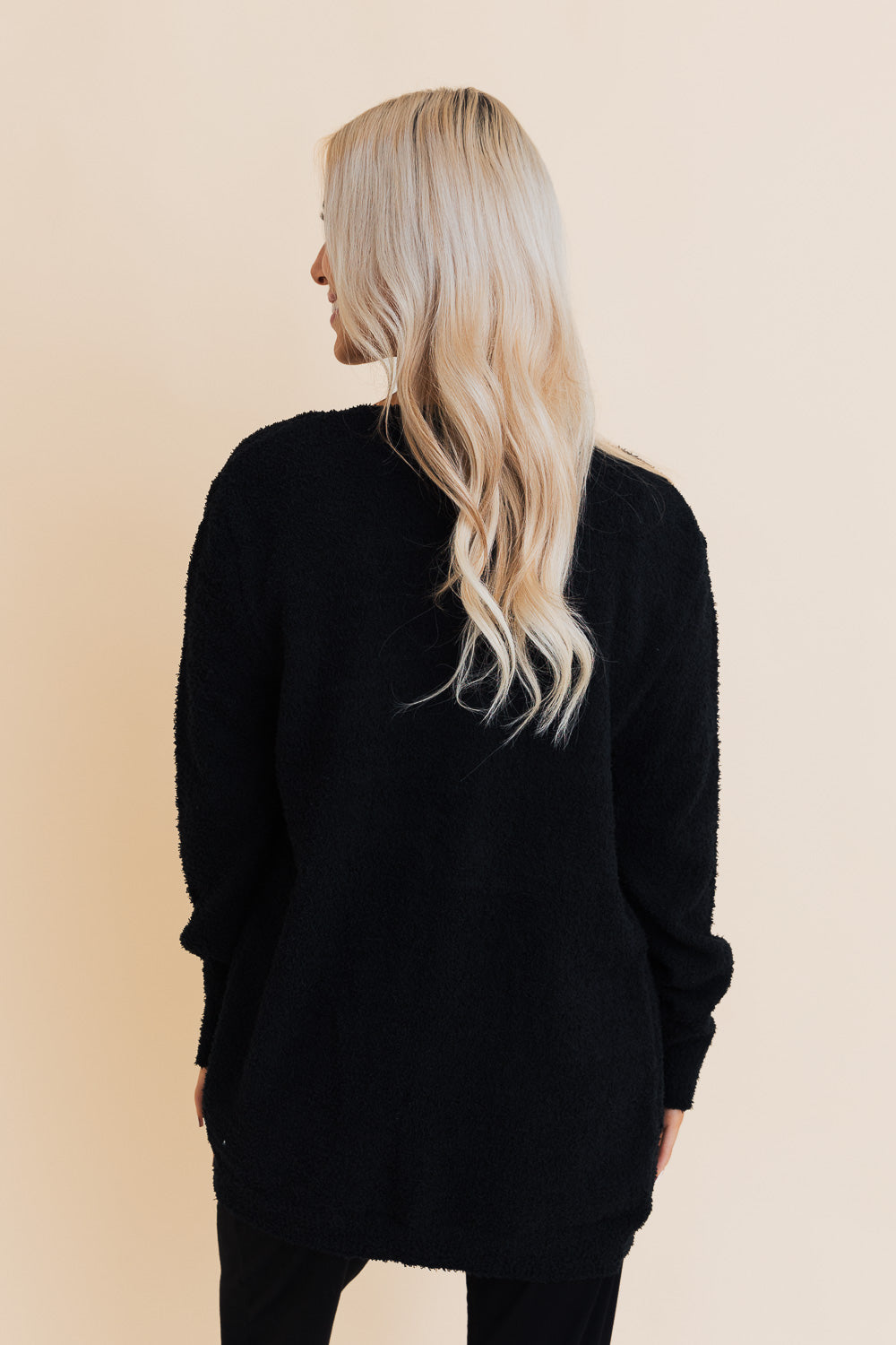 Snuggle Chic Boucle Bliss Cardigan-Soul Flow Apparel