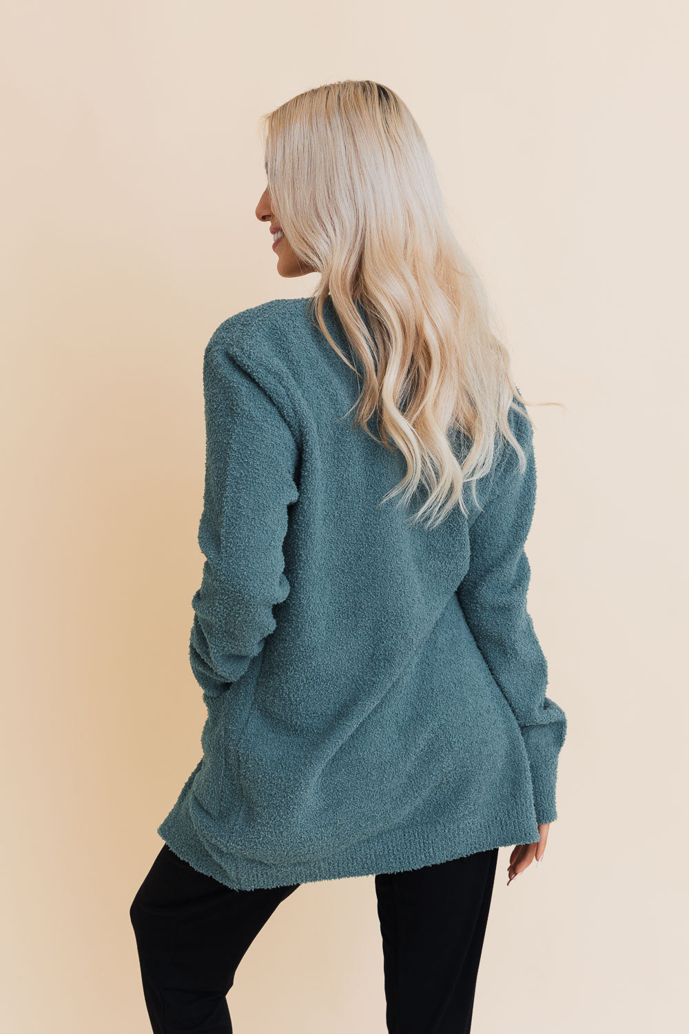 Snuggle Chic Boucle Bliss Cardigan-Soul Flow Apparel