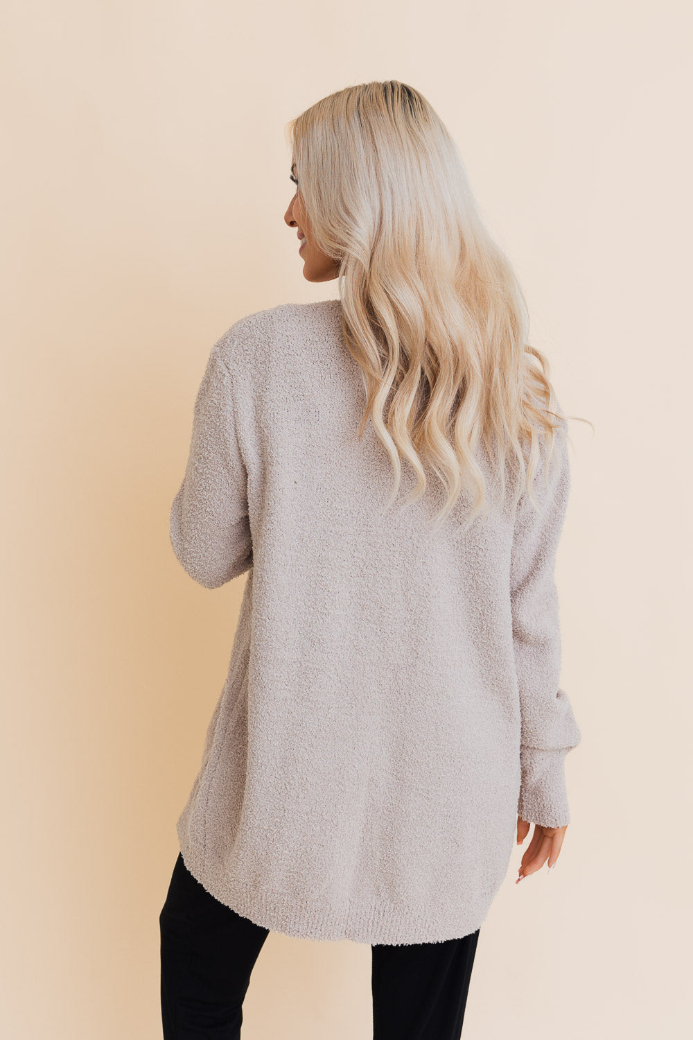 Snuggle Chic Boucle Bliss Cardigan-Soul Flow Apparel