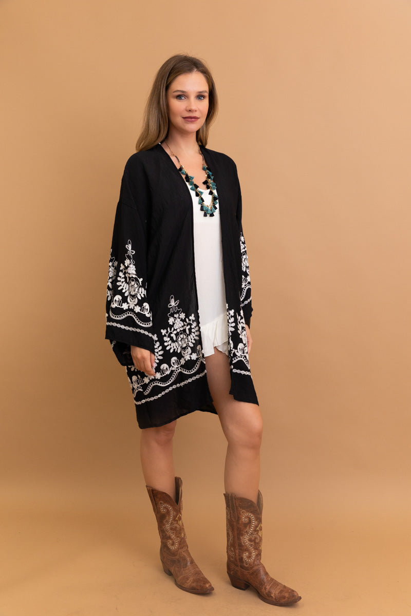 Stylish Blossom Breeze Kimono – Feminine and Trendy-Soul Flow Apparel